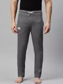 Men Solid Lounge Pants