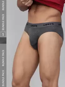 Men Pack of 2 Solid Briefs
