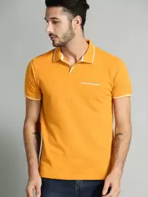 Men Polo Collar T-shirt