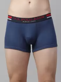 Men Solid Cotton Trunks