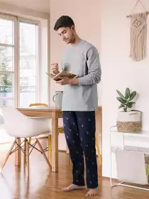 Men Pure Cotton Lounge Pants
