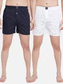 Men Pack of 2 Pure Cotton boxers