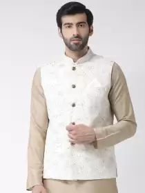Men Printed Nehru Jacket