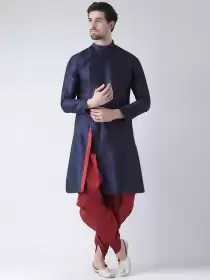 Men Solid Kurta with Patiala - image 5