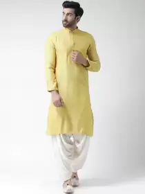 Men Embroidered Straight Kurta