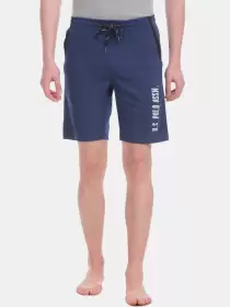 Men Solid Lounge Shorts