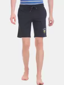 Men Solid Lounge Shorts
