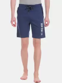 Men Solid Lounge Shorts