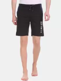 Men Solid Lounge Shorts