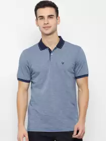 Solid Polo Collar T-shirt