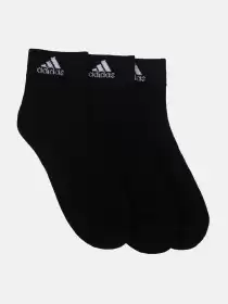 Men Pack of 3 Solid Ankle Length Socks