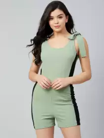 Women Colourblocked Legsuit