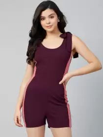 Women Colourblocked Legsuit