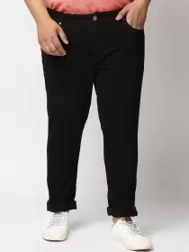 Men Plus Size Regular  Jeans