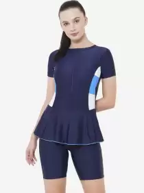 Women Colourblocked Swimming Dress