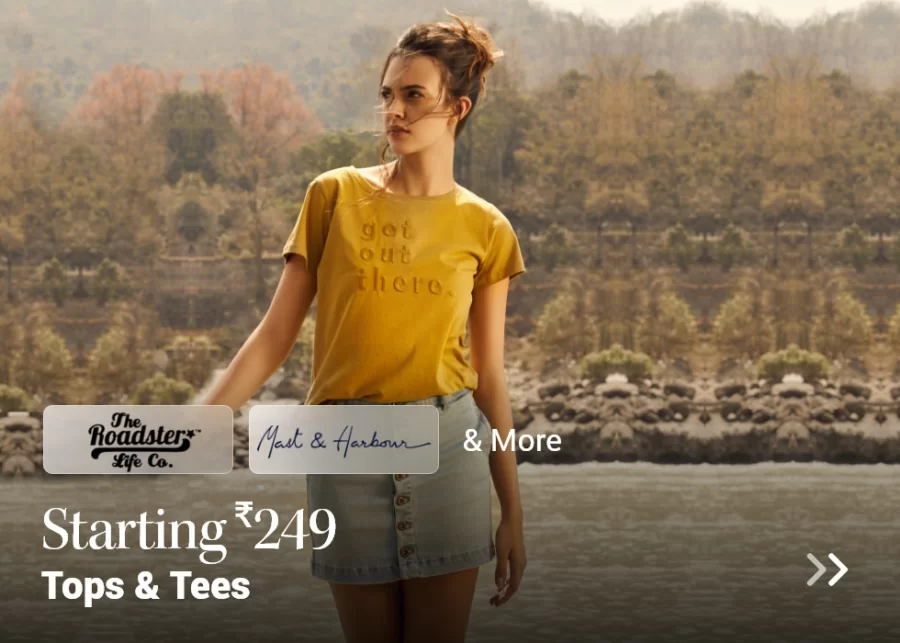 Tops & Tees Starting Rs.249