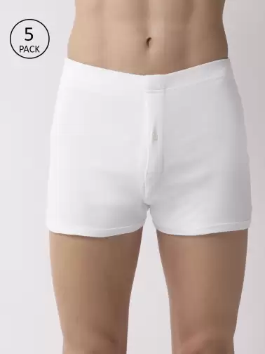 Men Pack Of 5 Solid Trunks - image 2