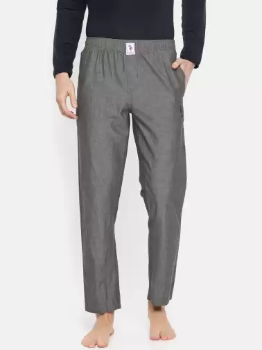Men Solid Lounge Pants - image 2