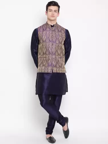 Men Solid Kurta Set - image 2