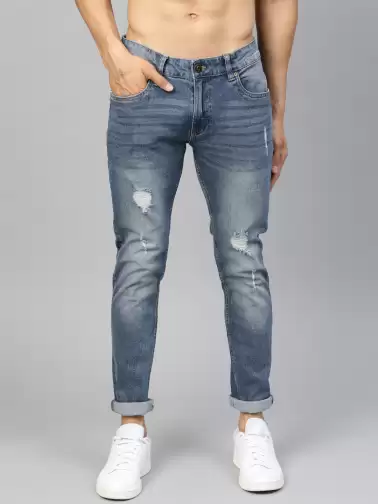 Men Tapered Fit Jeans - image 2