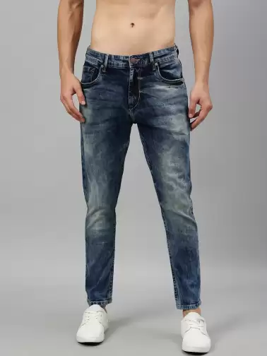 Men Slim Tapered Fit Jeans - image 2