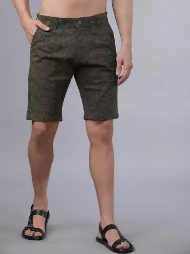 Men Slim Fit Regular Shorts - image 2