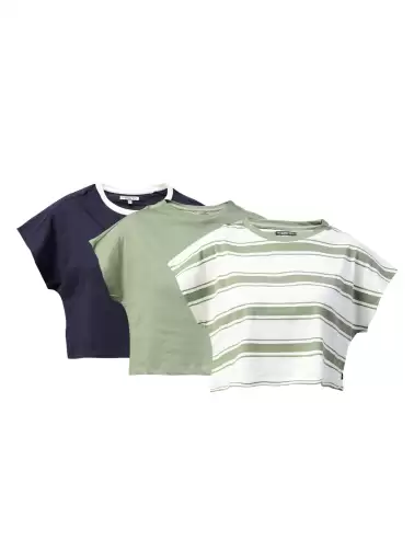 Women Pack of 3 Cotton T-shirt - image 2