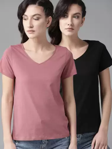 Pack Of 2 Cotton Pure Cotton T-shirts - image 2