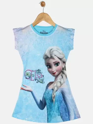 Girls Frozen Print Dress - image 2