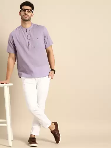 Men Pure Cotton Kurta - image 2