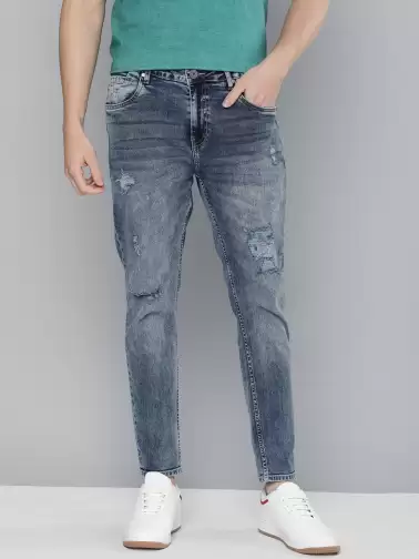 Men Carrot Fit Jeans - image 2