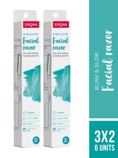Women Set of 6 Face Razor - image 2