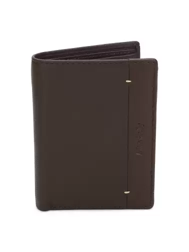 Men Solid Two Fold Wallet - image 2