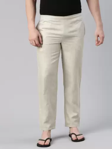 Men Solid Sustainable Lounge Pants - image 2