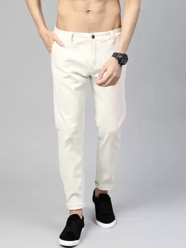 Men Slim Fit Chinos Trousers - image 2