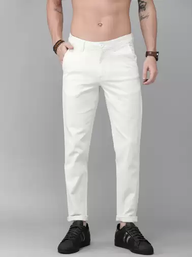 Men Regular Fit Regular Trousers - image 2