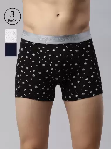 Men Pack of 3 Printed Trunk - image 2