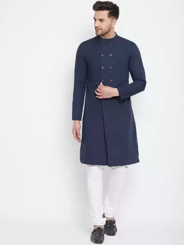 Men Lucknowi Kurta - image 2