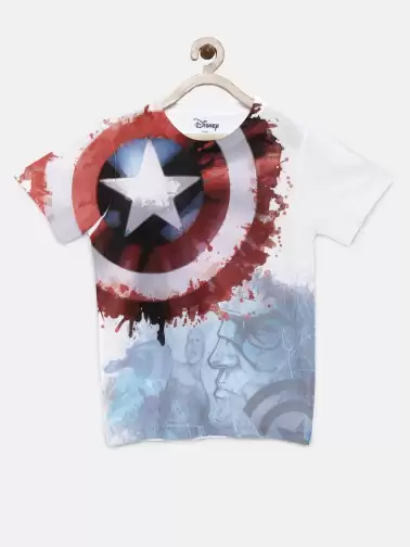 Boys Marvel Printed T-shirt - image 2