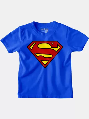 Boys Superman Logo Pure Cotton T-shirt - image 2