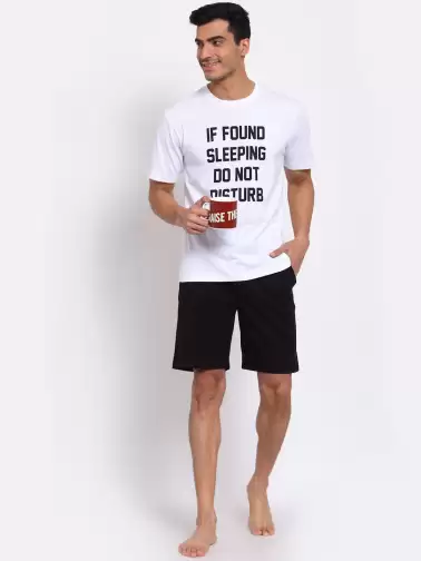 Men Printed Night suit - image 2