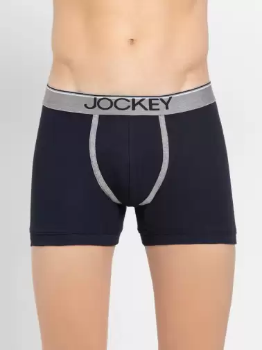 Men Solid Pure Super Combed Cotton Trunks - image 2