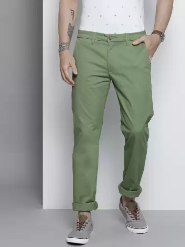 Men Slim Fit Trousers - image 2