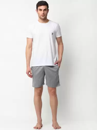 Men Cotton Blend Night Suit - image 2