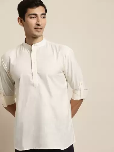 Men Above Knee Length Kurta - image 2