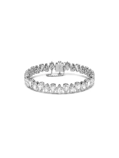 Women Crystals Rhodium-Plated Bangle-Style Bracelet - image 2