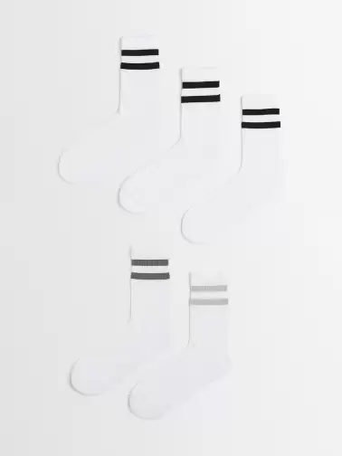 Men Pack of 5 Patterned Socks - image 2