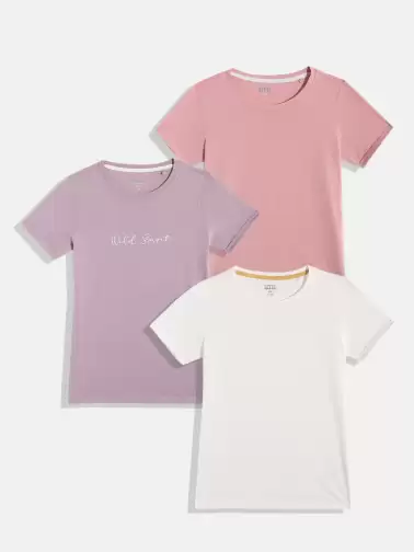 Teen Girls Pack Of 3 T-Shirts - image 2