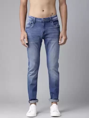 Men Tapered Fit Jeans - image 2