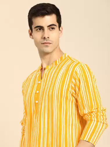 Men Printed Kurta - image 2